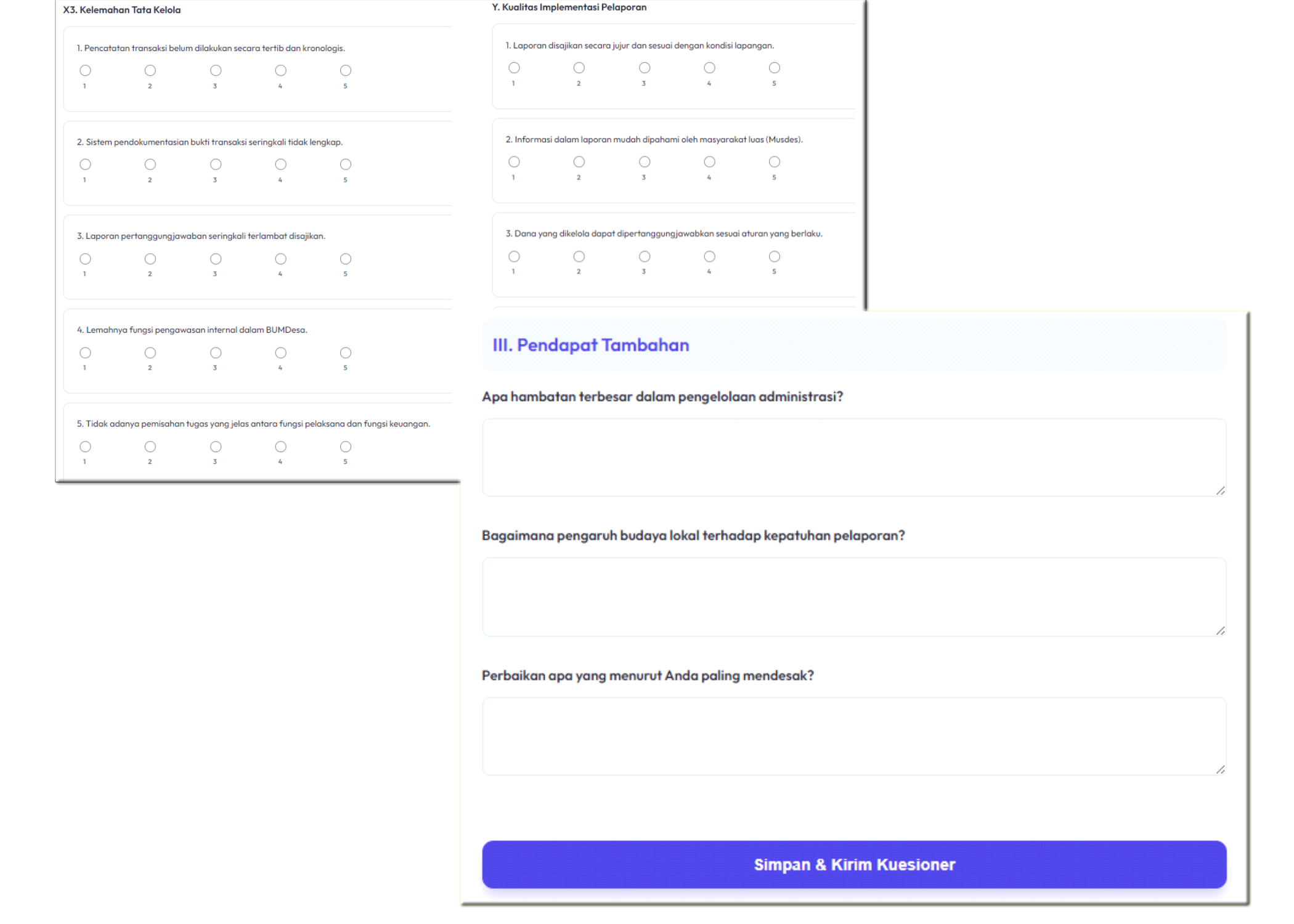 Formulir Instrumen Penilaian